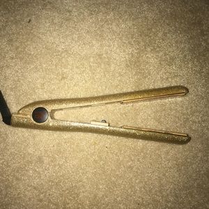 Gold glitter CHI straightener